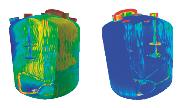 Visual references of cleaning coverage