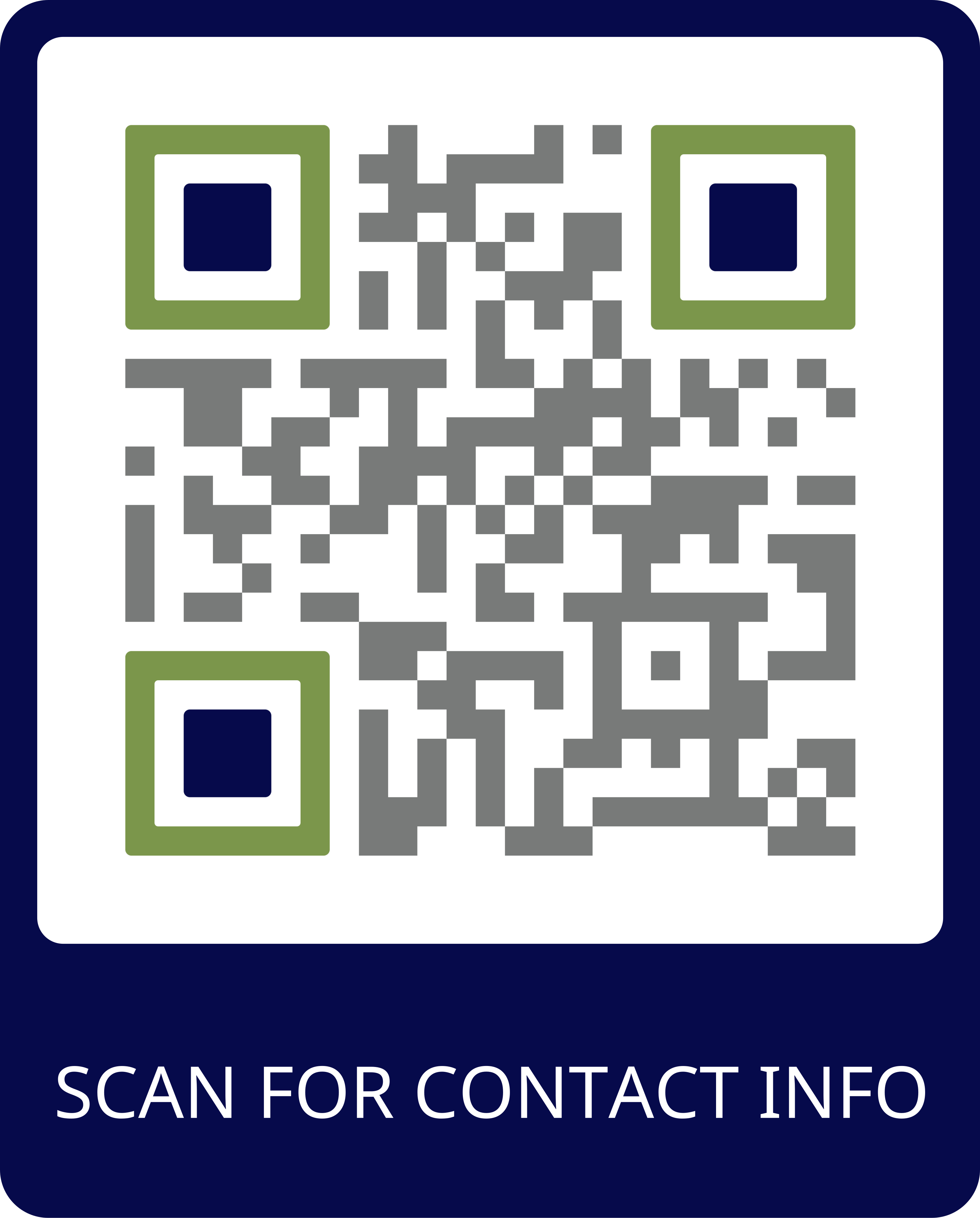 QR code for contact information